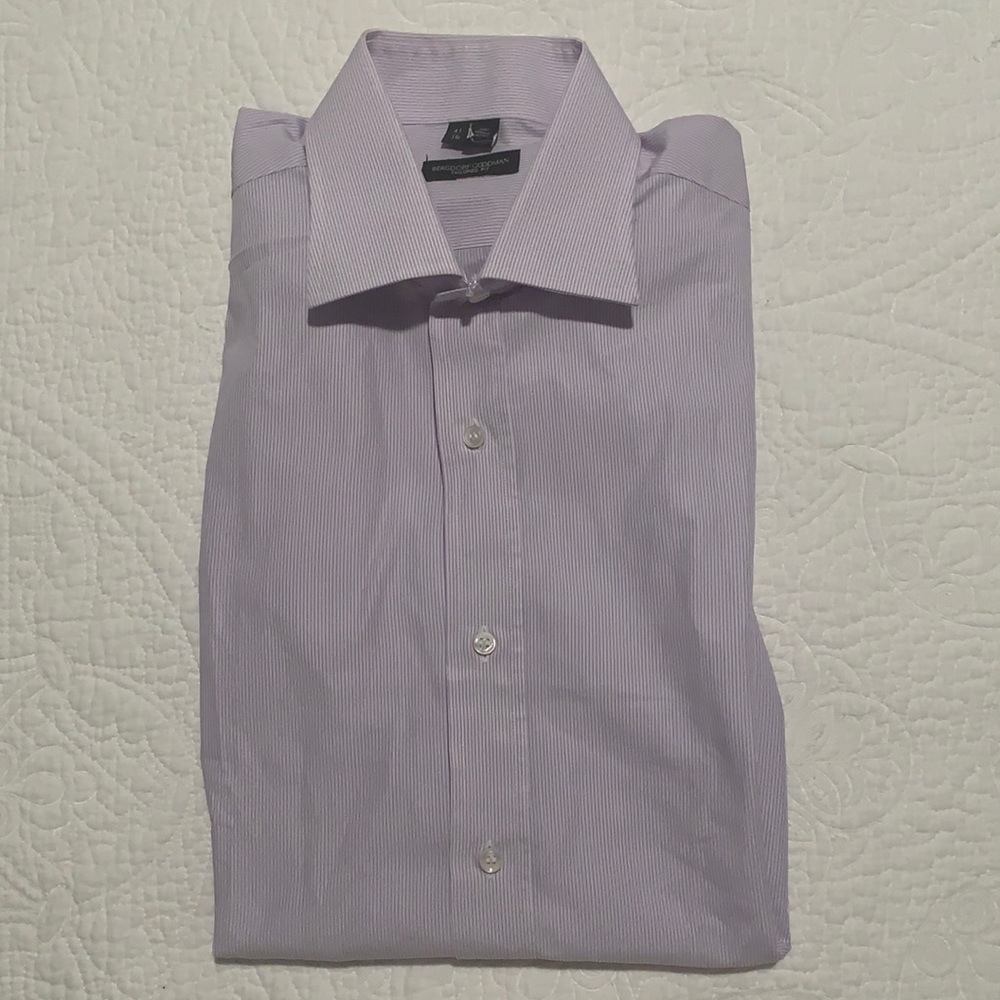 Bergdorf Goodman pinstripe dress shirt